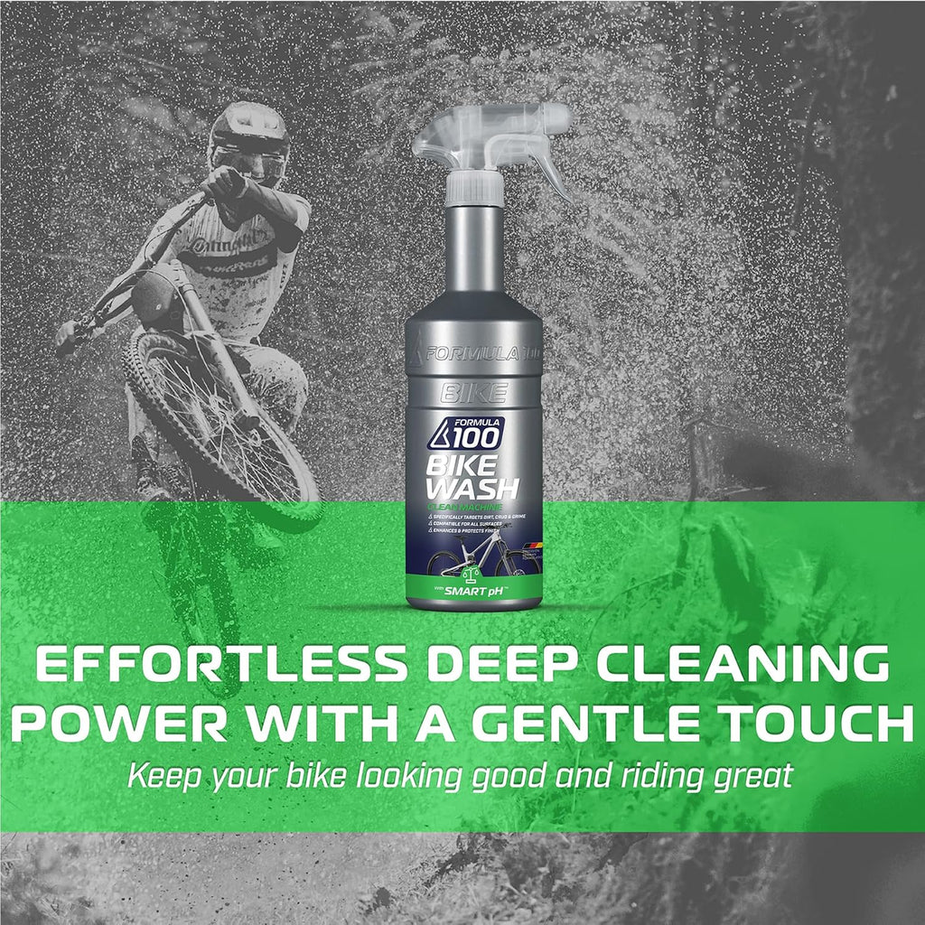 Clean Machine Bike Wash for Cleaning Bicycles & Electric Bikes No-Run Gel Formula Works on All Surfaces, Lifts Away Dirt & Grime