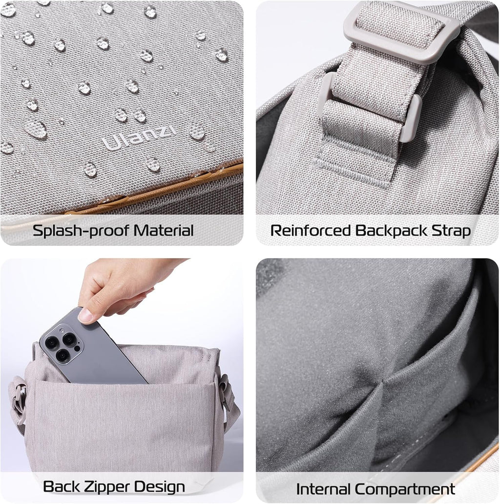 ULANZI 3L Camera Bag, Professional SLR/DSLR Crossbody Bag Shoulder Case