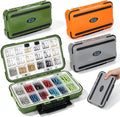 3Pcs Large Tackle Box Organizer, 30 Compartment Portable Waterproof Fishing Lure Box with Removable Dividers Double-Sided Plastic Storage Containers Terminal Fishing Tackle Boxes Organizer