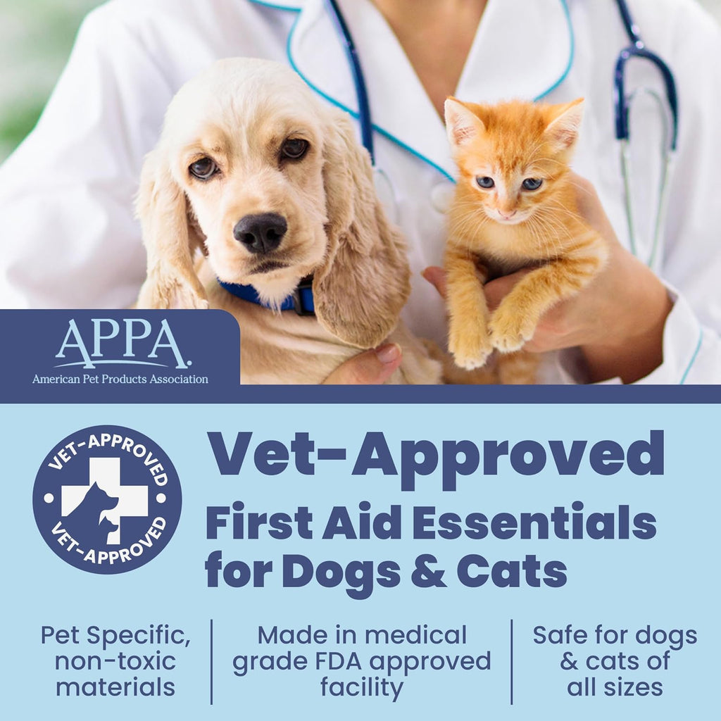 Dog First Aid Kit - Vet-Approved Emergency Kit for Dogs & Cats - Essential