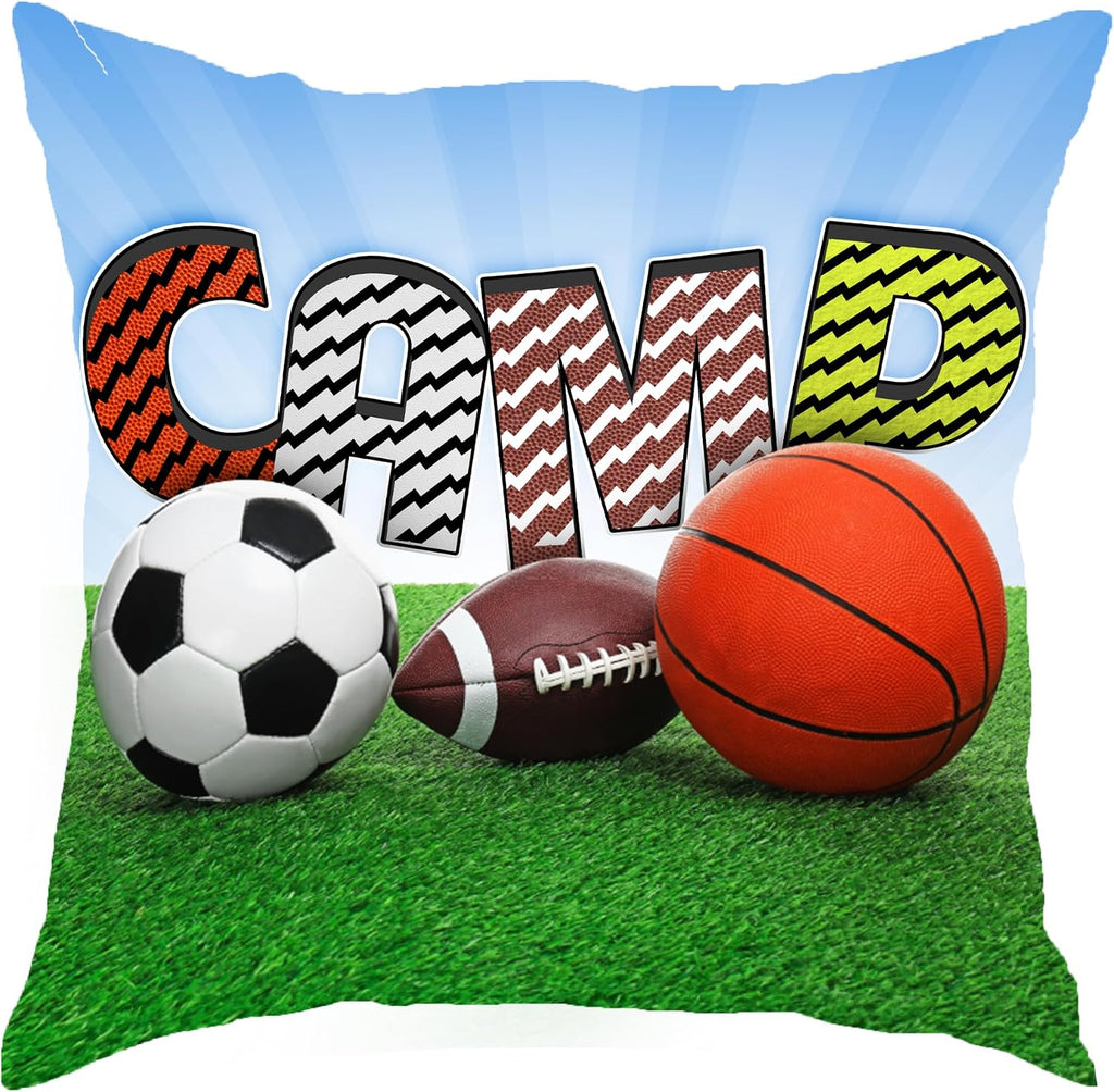 Gilbins Camp Bunk Kids Autograph Pillows A Great Pre-Camp Gift for Boys Or Girls Camp Retro (Camp Friends Art)