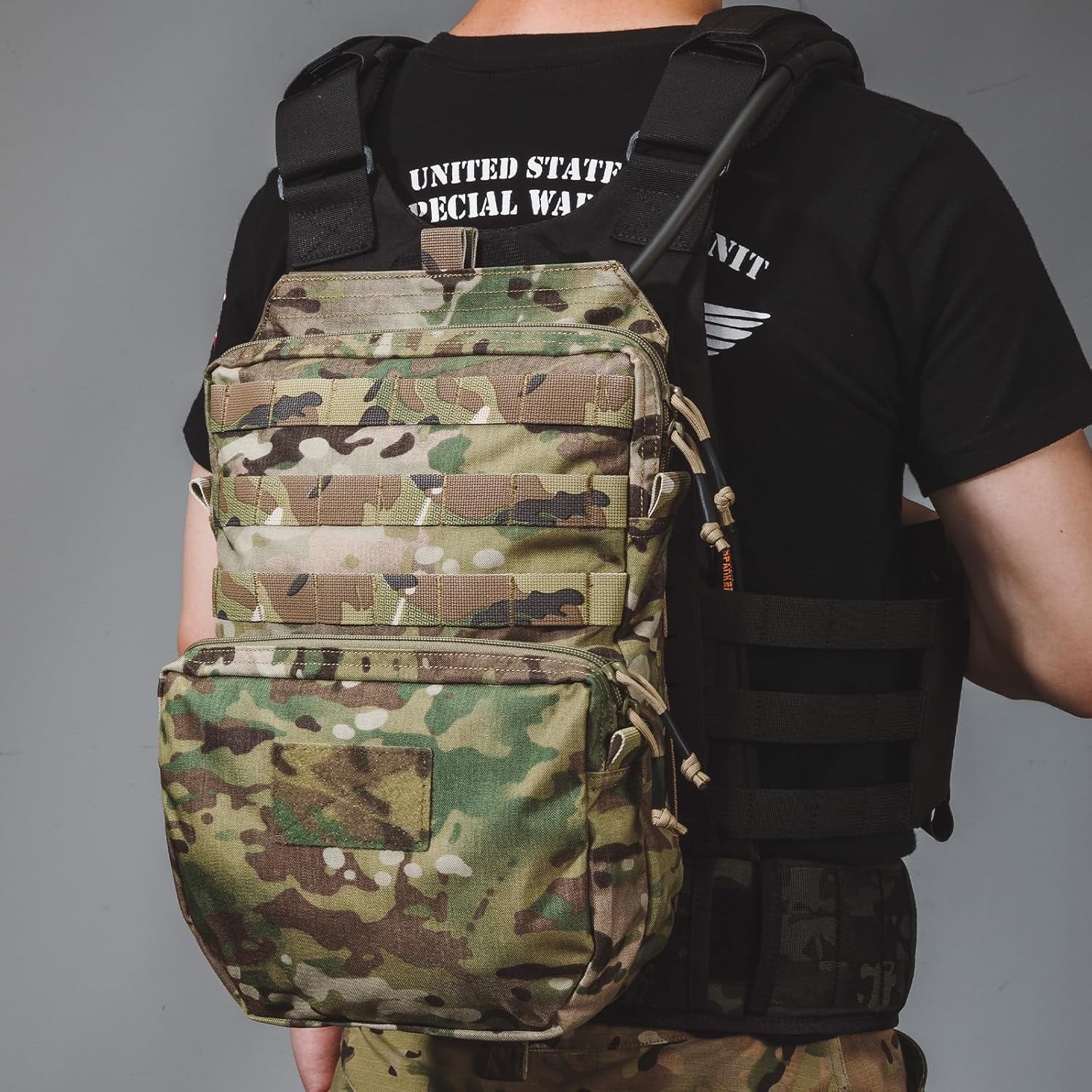 EXCELLENT ELITE SPANKER Tactical MOLLE Hydration Pack for 3L Water Bladder