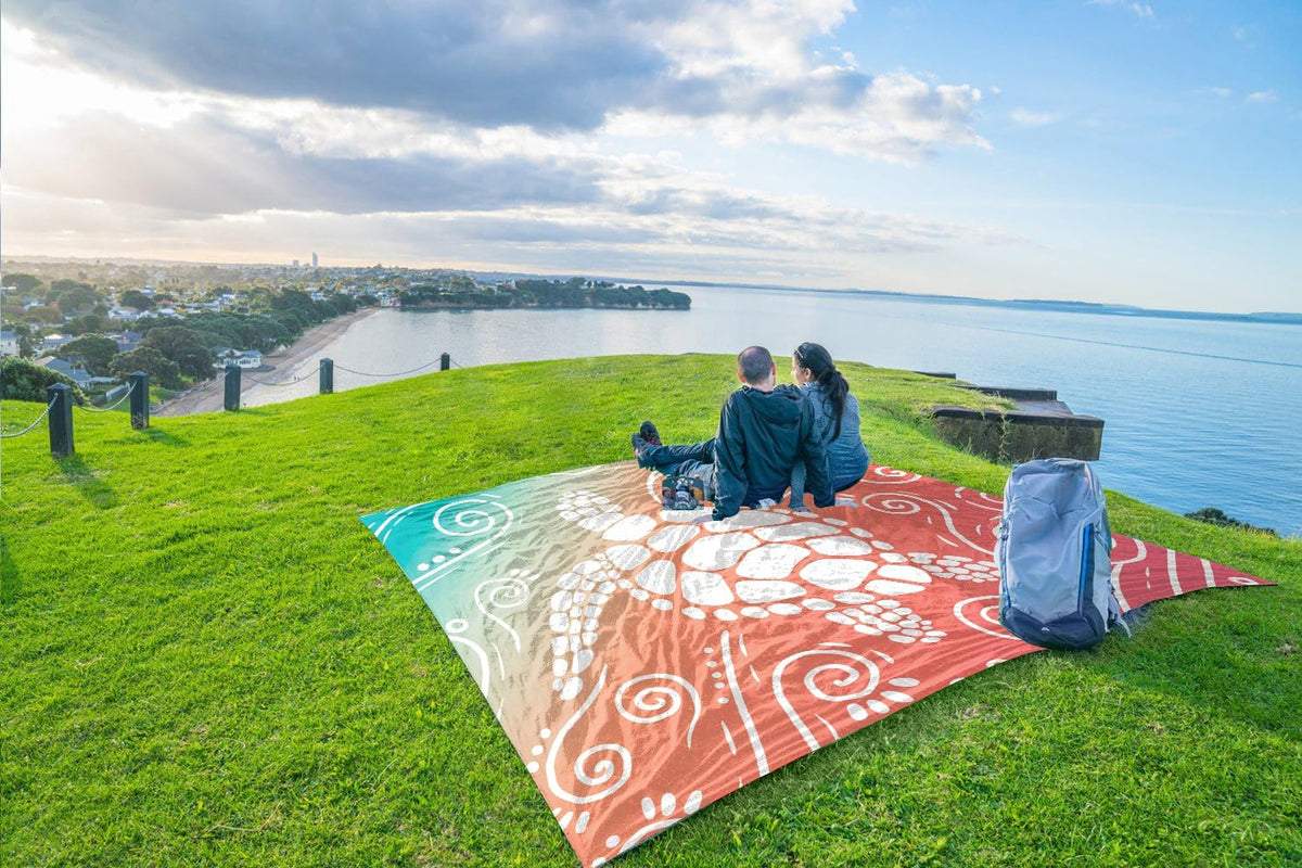 WEKAPO Beach Blanket Waterproof Sandproof Oversized Extra Large Sand Free