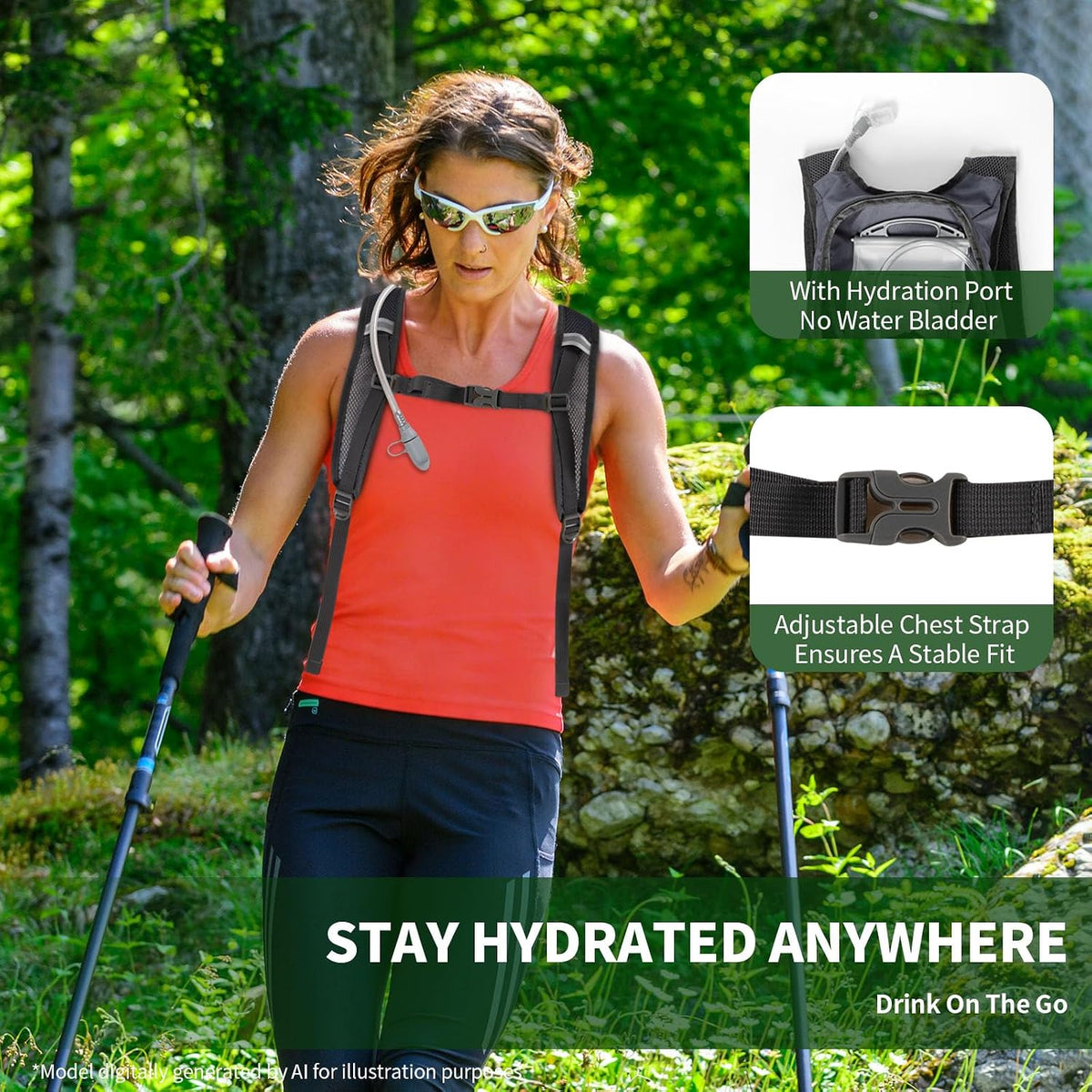 15L Lightweight Packable Hiking Backpack Water Resistant Foldable Daypack for Hiking Travel Cycling Outdoor Sports for Men Women