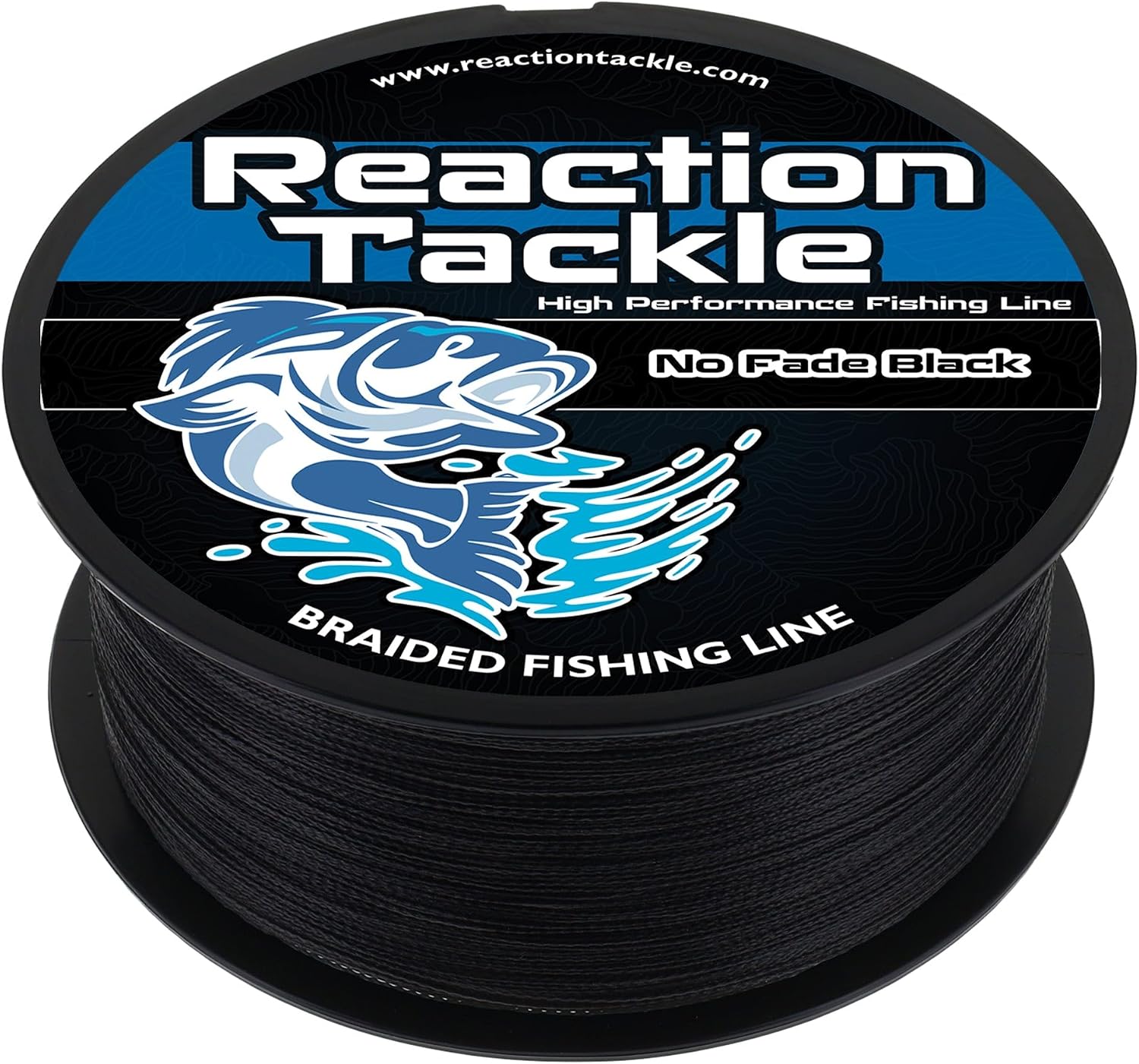 Reaction Tackle Braided Fishing Line - Pro Grade Power Performance for Saltwater or Freshwater Fish - Colored Fishing Line Braid for Extra Visibility
