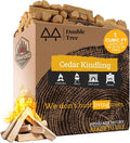 Double Tree Fire Starter Kindling, 100% Natural Cedar, 1 Cu Ft