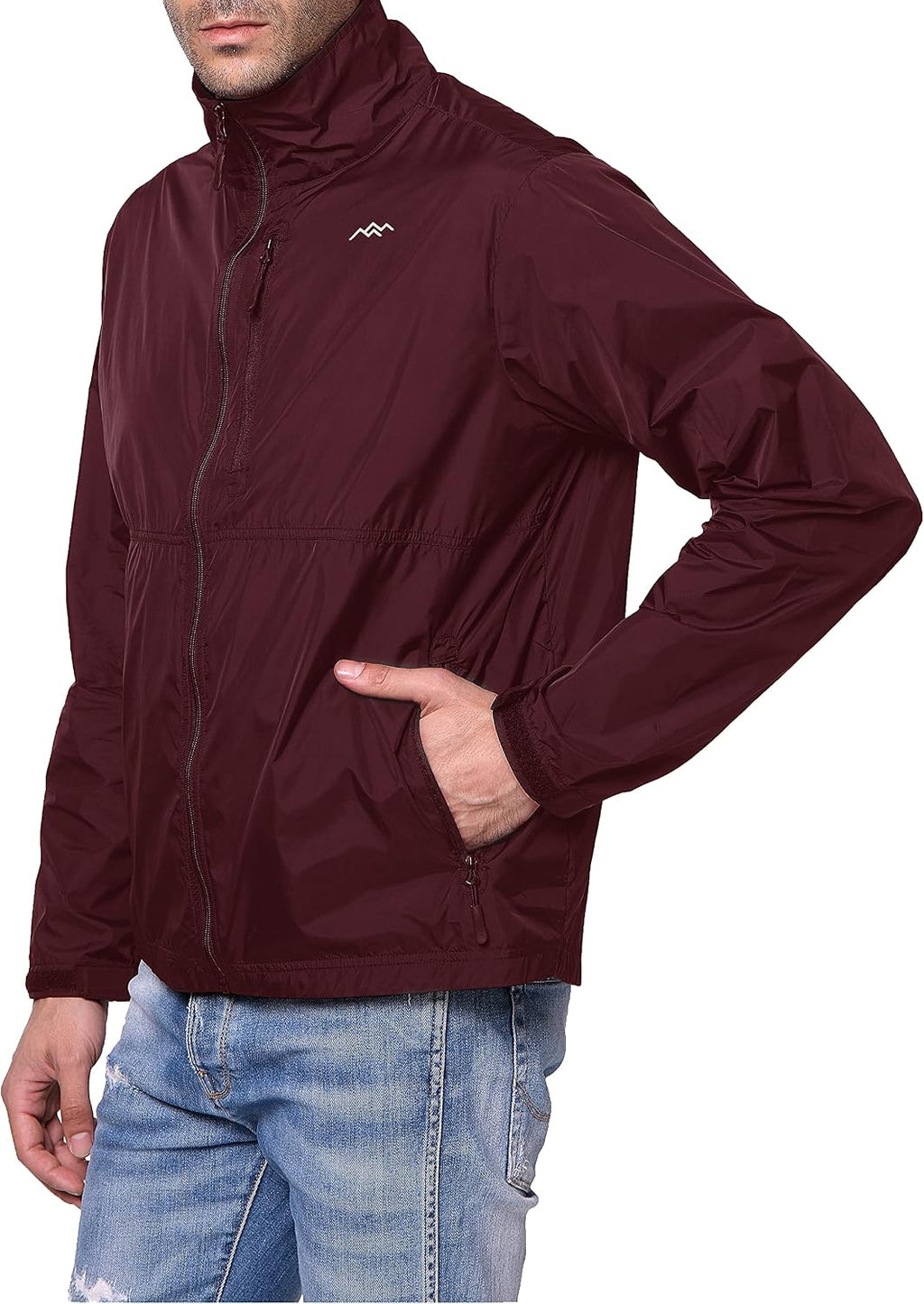 TRAILSIDE SUPPLY CO. Mens Windbreaker Jackets Lightweight Packable Jacket