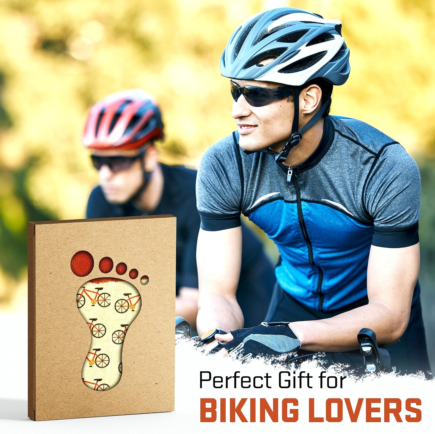 Mountain Bike Accessories - Gifts for Cyclists, Best Cycling Socks for Men, Funny Biker Gifts for Men Who Love Riding