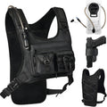 Hydration Running Vest Backpack with 2L Water Bladder - Lightweight & Reflective Chest Pack with Gear Holder, Includes Free Carabiner for Hiking, Running, Cycling, Marathon (Men & Women)