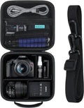 RAIALL Case for Canon EOS Rebel T7/R50/R100/NikonD7500 Digital Camera,Black