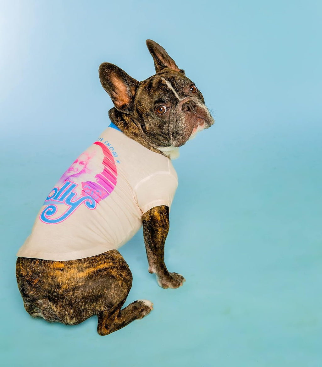 Doggy Parton All Star Show Vintage Style Shirt for Pets - S, White (22120722)