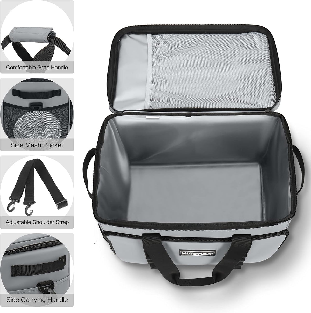 Hulongo Soft Sided Insulated Cooler Bag, 32L