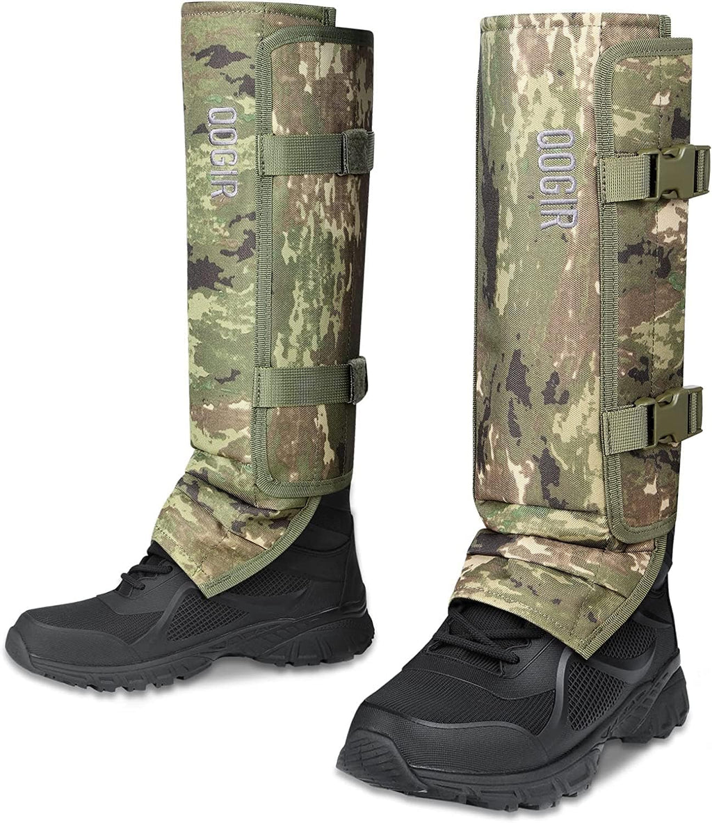 Leg Gaiters Hunting Gaiters, Adjustable Snow Boot Gaiters, Waterproof Snake Gaiters for Hiking Walking Skiing