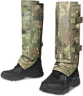 Leg Gaiters Hunting Gaiters, Adjustable Snow Boot Gaiters, Waterproof Snake Gaiters for Hiking Walking Skiing