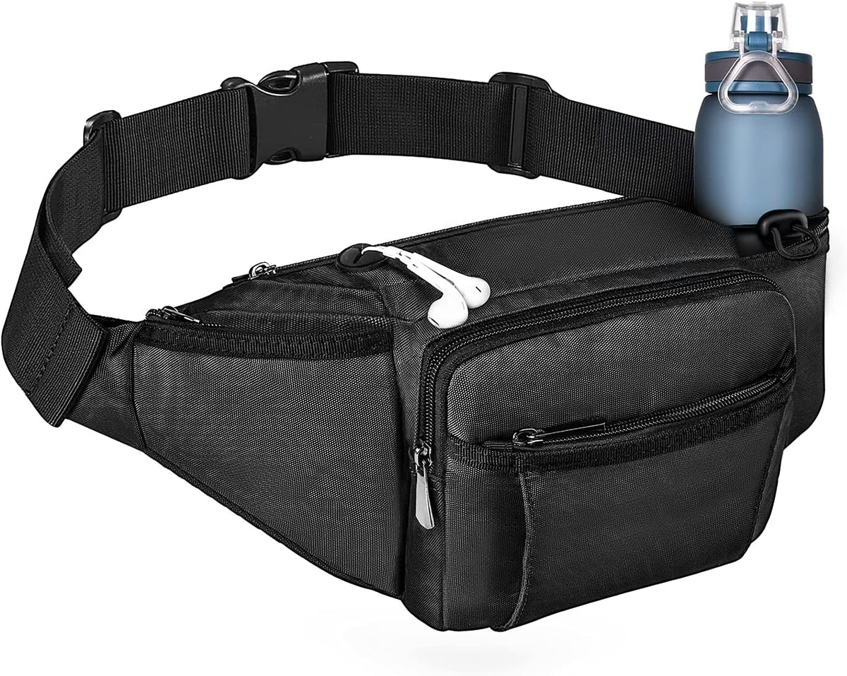 NOOLA Fanny Pack with Water Bottle Holder, Hiking Waist Bag for Men Women