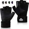 Workout Gloves Gym Gloves Weight Lifting Gloves for Men Women with Full Palm Pad,Strong Wrist Wraps Support,Enhanced Grip,for Fitness,Training,Weightlifting,Exercise