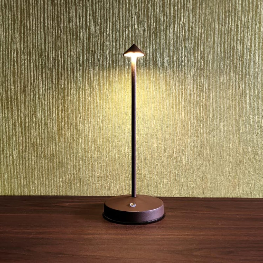 2 PACK Cordless Lamps,Battery Rechargeable Table Lamp,Portable Lamps,2 Level Brightness Dimmable Night Light,Minimalist Design, Cordless Table Lamps for Living Room/Restaurant/Couple Dinner(Black)