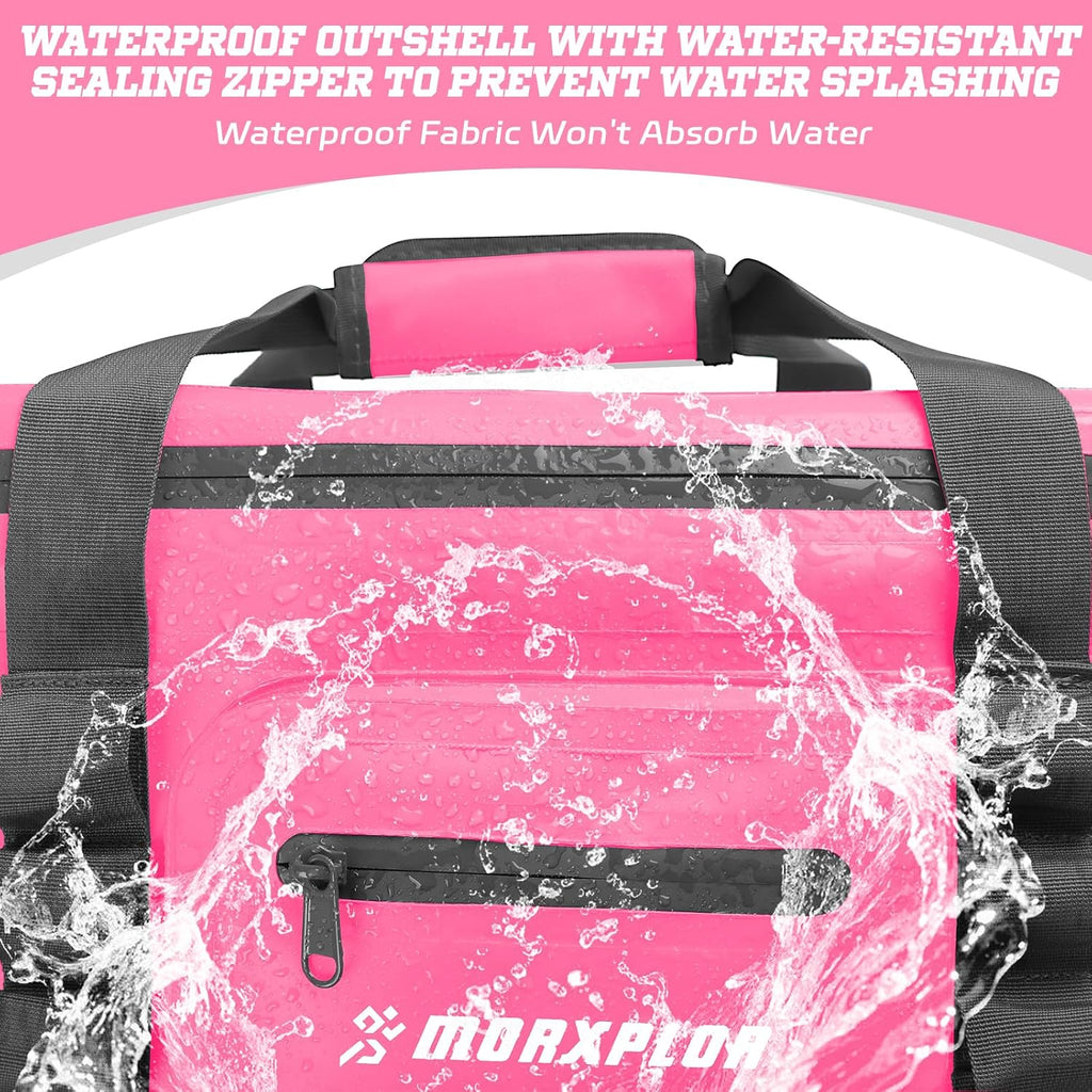MORXPLOR Waterproof Shell 24 cans Paddle Board Cooler Bag, Sup Deck,Kayak Cooler Bag Accessories