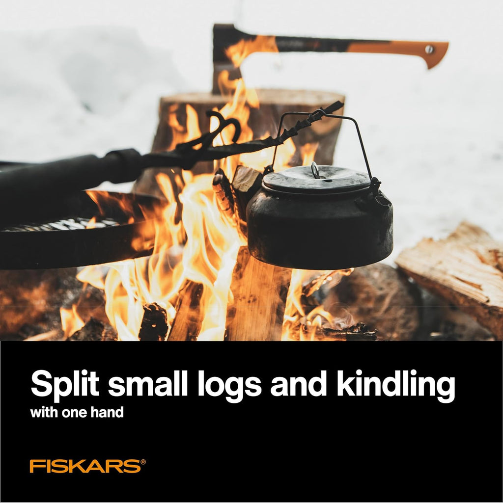 Fiskars X11 Splitting Axe 17", for Small Logs, Kindling & One-Handed Use