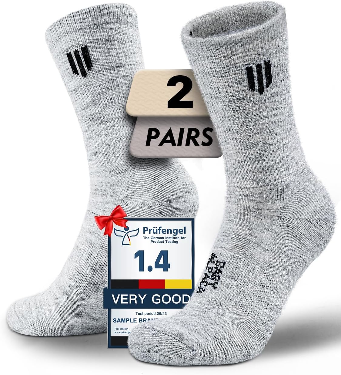 Juclise Baby Alpaca Wool Lightweight Micro Crew Socks for Men & Women