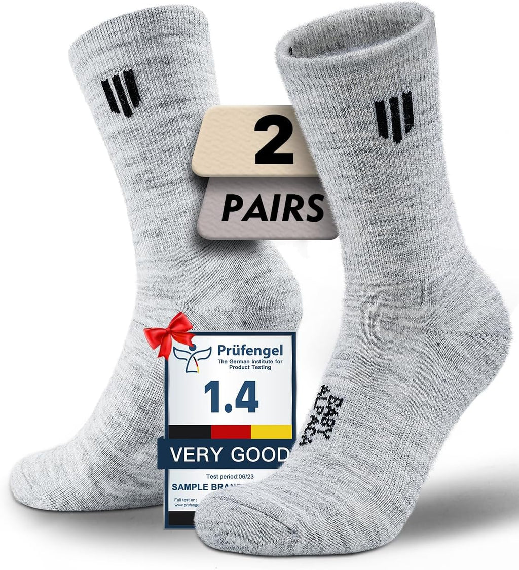 Juclise Baby Alpaca Wool Lightweight Micro Crew Socks for Men & Women