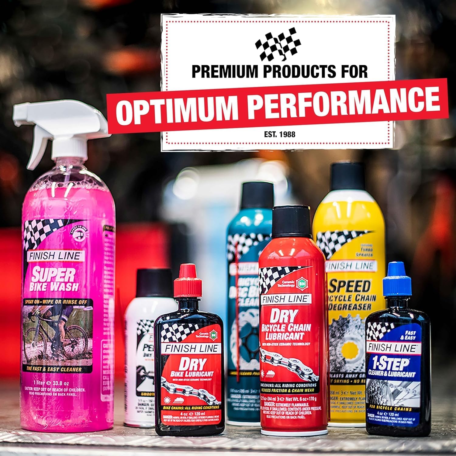 Finish Line Wet Bike Chain Lubricant 4 fl oz