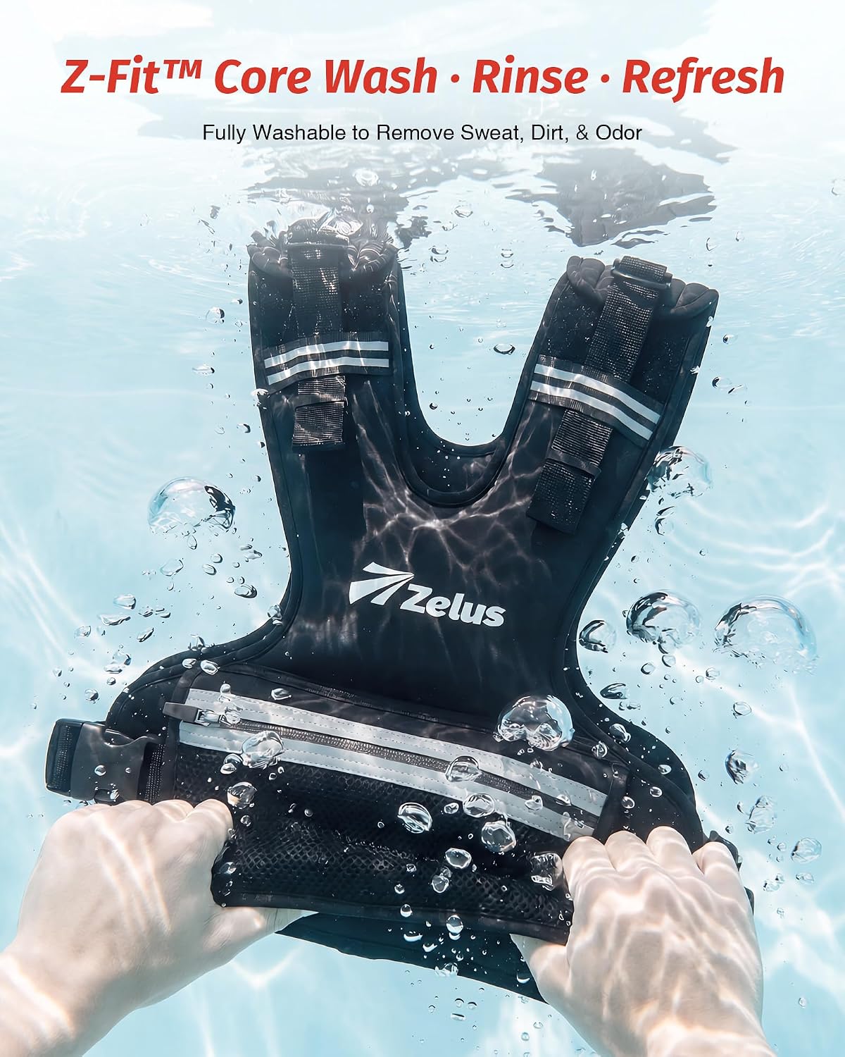 ZELUS Weighted Vest for Men & Women, Z-Fit Weight Vest Adjustable 8-32lb