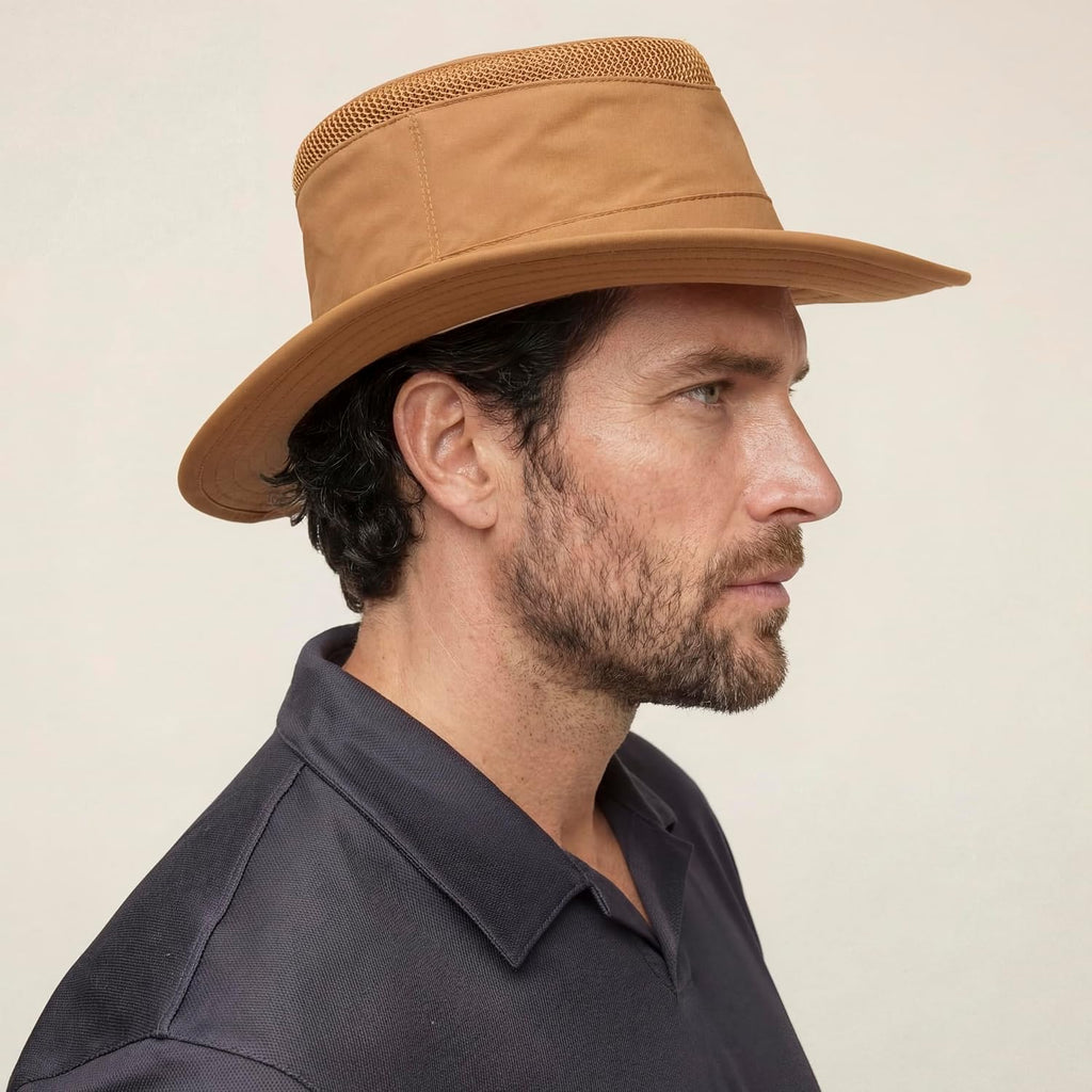 Tilley LTM5 Airflo Slim Sun Hat, Toffee, 7 7/8