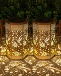 2 Pack Hummingbird Solar Lantern Outdoor Waterproof Outdoor