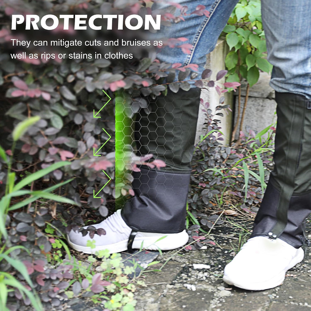 Tlswshsy Trimmer Brush Leg Gaiters, 620D Oxford Leg Guards for Trimming