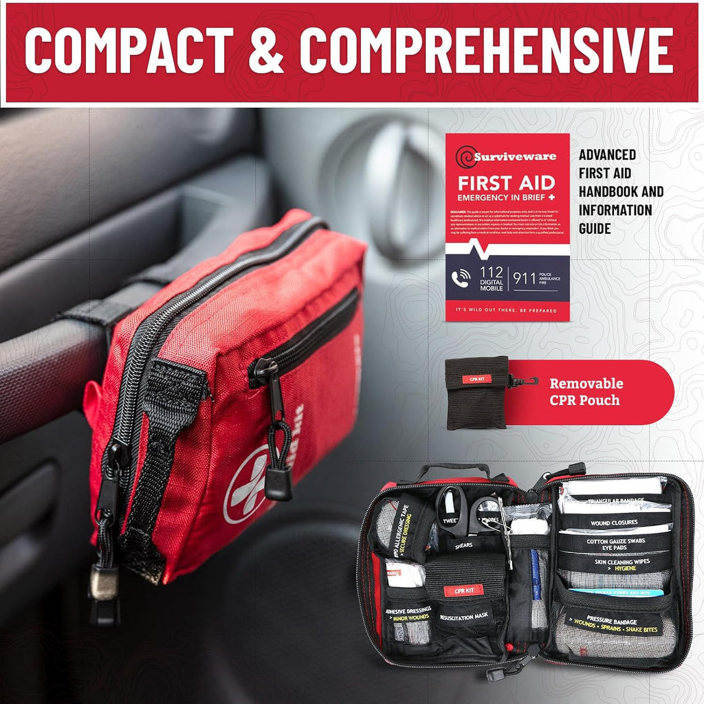 Surviveware Comprehensive Premium Survival First Aid Kit