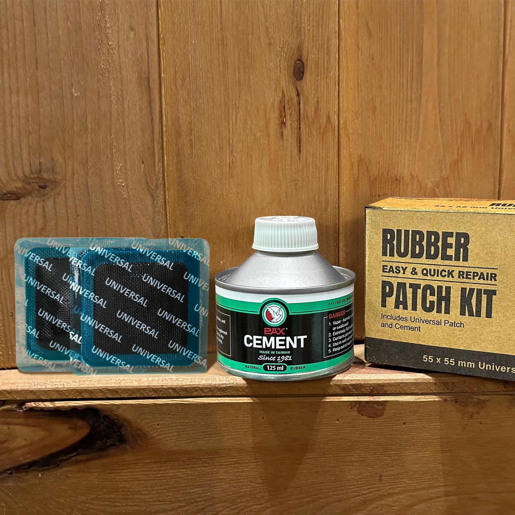 PAX Universal Heavy Duty Tire Patch Kit – 30 Pcs 55x55mm Square Universal Tube & Tire Patches, Includes Cement Glue, for Bike, Motorcycle and Car Tire Repair