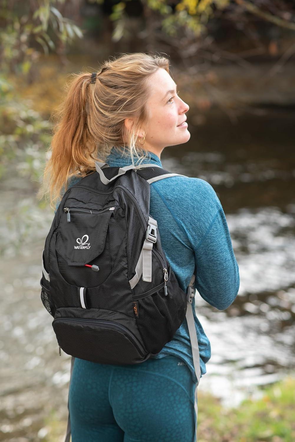 WATERFLY Small Lightweight Packable Backpack: 20l Hiking Daypack Man Woman