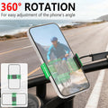 Bike Handlebar Mounts for 4.5-7.3 Phones (Green)