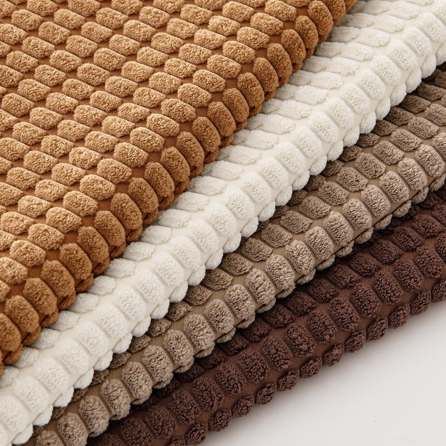 MIULEE Fall Decorative Throw Pillow Covers 18x18 Inch Set of 4 Brown