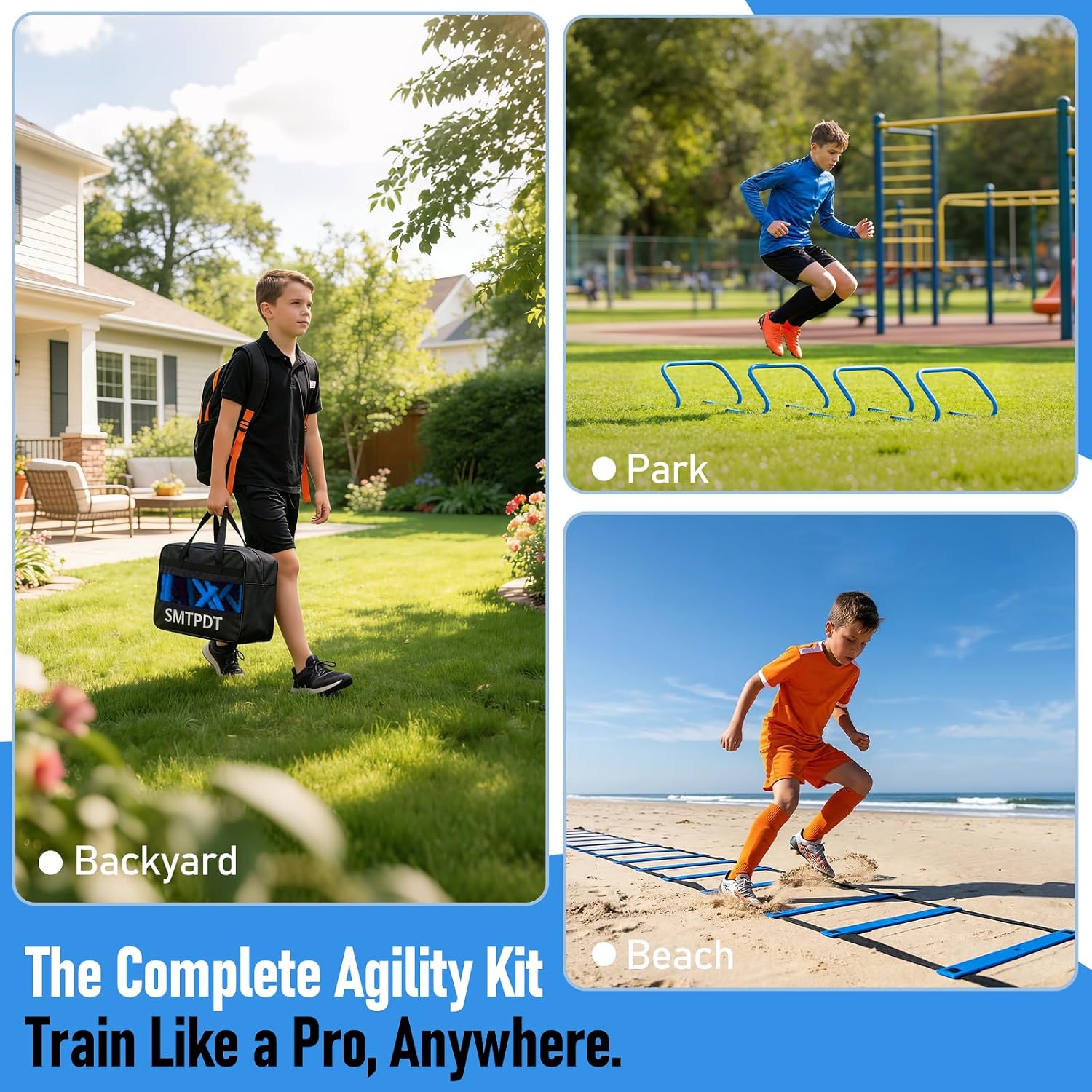 Agility Ladder,Soccer Training Equipment Set,Speed & Agility Training