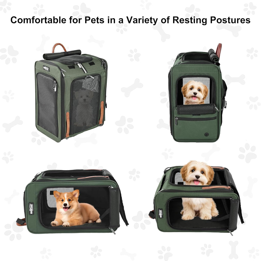 EliteField Deluxe Backpack Pet Carrier for Cats and Dogs (3-Year Warranty)
