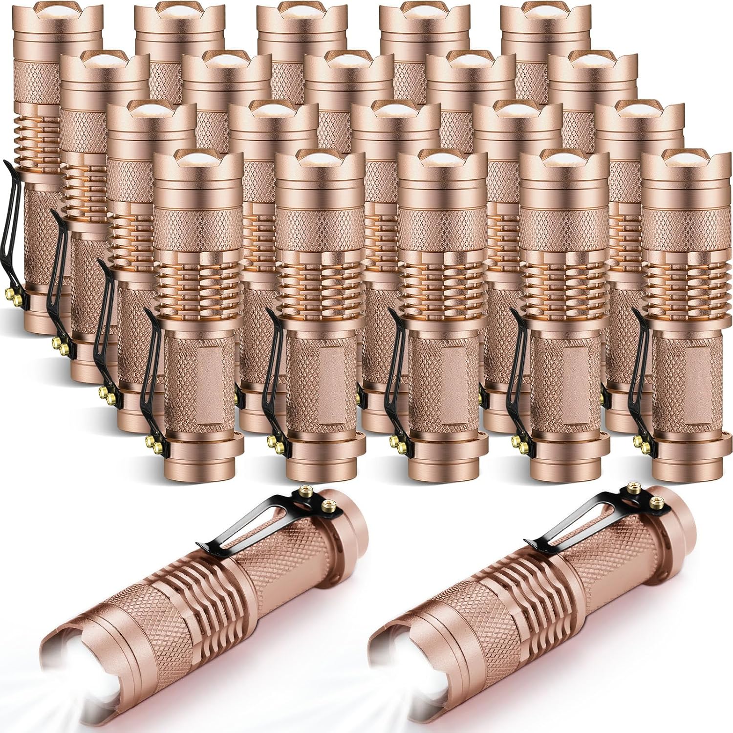 Fumete 20 Pack Mini LED Tactical Flashlights