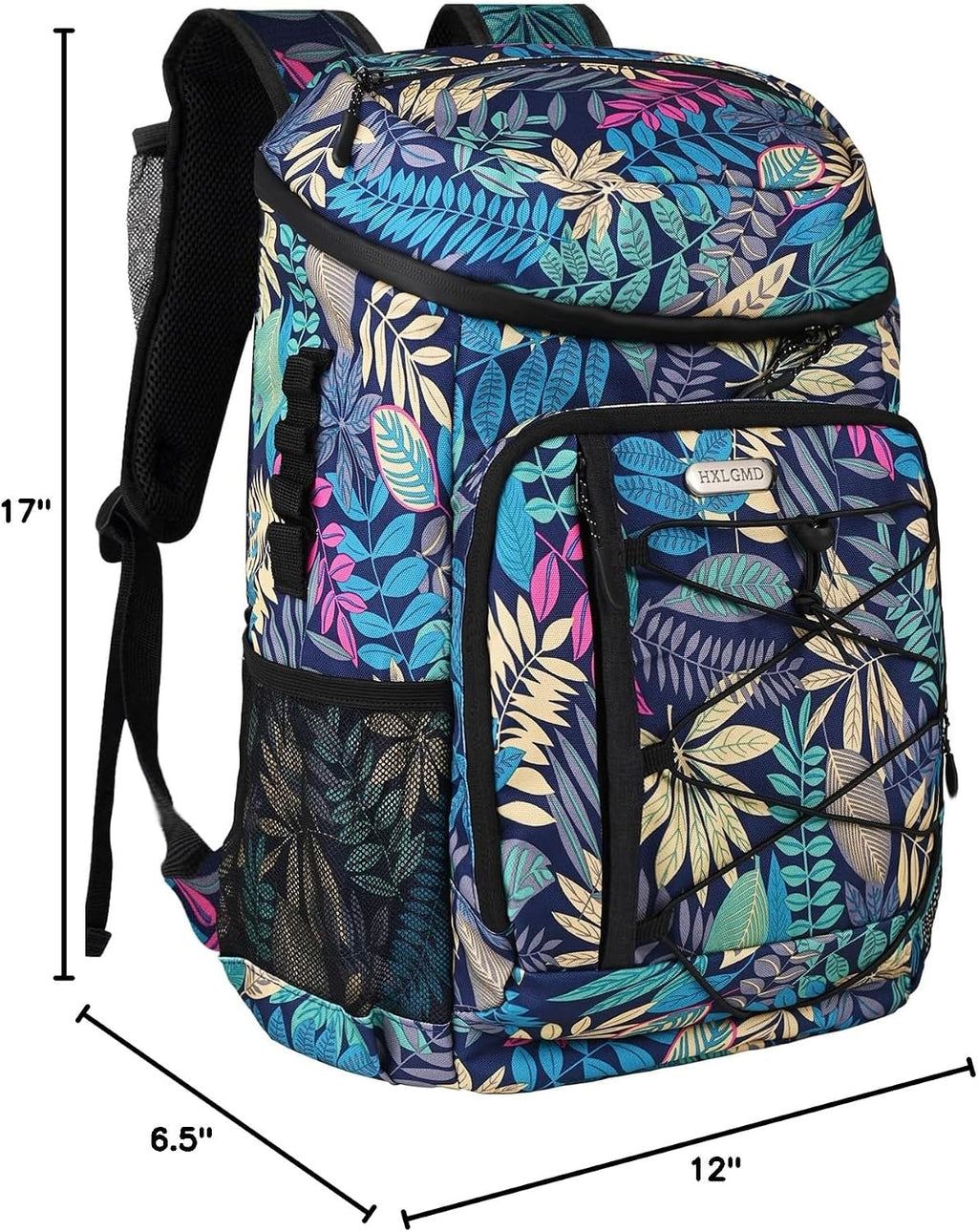 HXLGMD Backpack Coolers Insulated Leak Proof 30 Cans, Soft Sided Insulated Cooler Bags Ice Chest Backpack for Beach Travel Camping, with Reusable Ice Packs