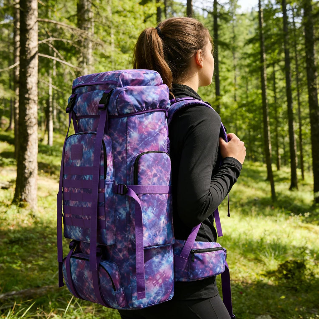Hiking Backpack for Men 70L/100L Camping Backpack Military Rucksack Molle 3 Days Assault Pack for Climbing