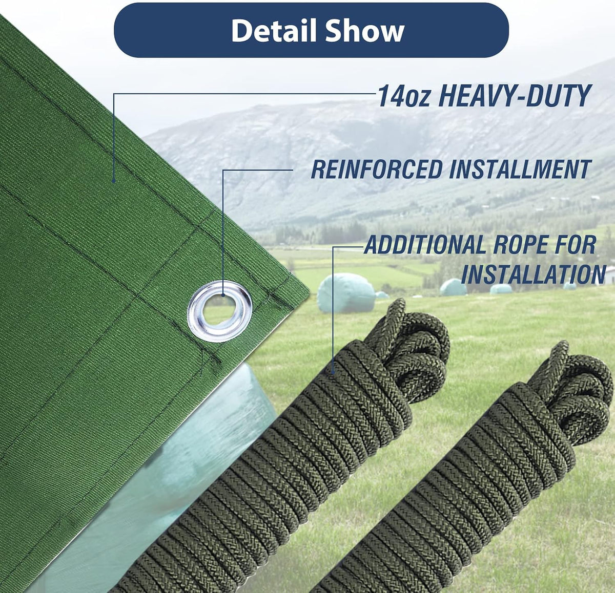 10’x16’ Canvas Tarps Heavy Duty Waterproof Tarpaulins with Aluminum Grommets,UV Resistant, 22Mil Multipurpose Drop Cloth, 14oz Durable Cover Sheet for Outdoor and Indoor Use with Ropes.
