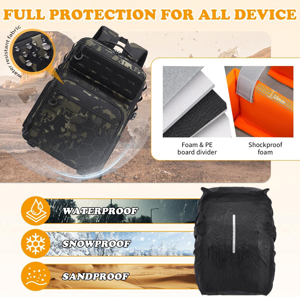 HAMBOLY Professional Camera Bag Backpack for DSLR, SLR & Mirrorless