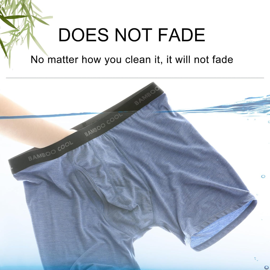 BAMBOO COOL Men's Boxer Briefs Ultra Breathable Underwear Multipack
