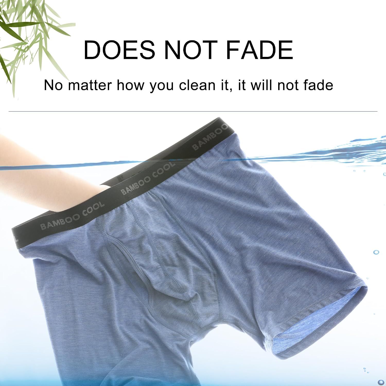 BAMBOO COOL Men's Boxer Briefs Ultra Breathable Underwear Multipack