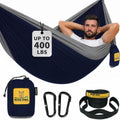 Wise Owl Outfitters Camping Hammock – up to 500lbs Portable Hammock with Tree Straps - Travel, Backpacking, Hiking, Outdoors Camping Gear - Single or Double