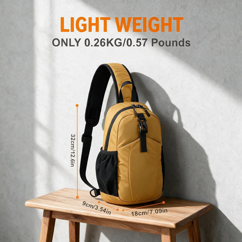Sling Bag for Men Crossbody Bags for Women Small Sling Backpack Chest Bag