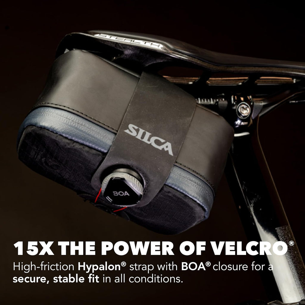 SILCA Mattone Grande Bike Saddle Bag with BOA Closure - Large .77 L