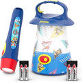 Energizer PAW Patrol Kids LED Lantern and Handheld Flashlight Combo Pack, Great Lightweight LED Flashlights for Kids, Batteries Included