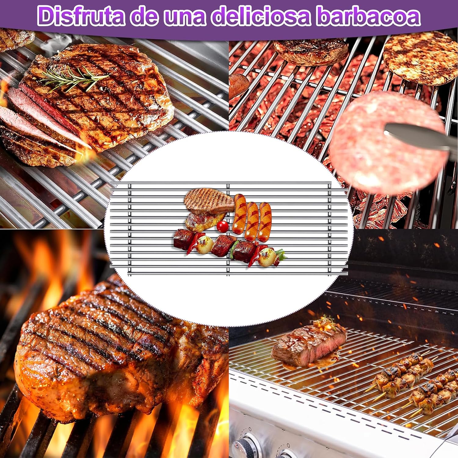 20 1/2" 54801 Stainless Steel Grill Grate Replacement for DCS Grill Parts, Cooking Grid Parts for DCS 24, 36, 36 Series 36ABQ 36ABQAR 36ABQR 36BQ 36BQAR 36BQR 36DBQ 36DBQAR 36DBQR 36EBQAR，3 Pack
