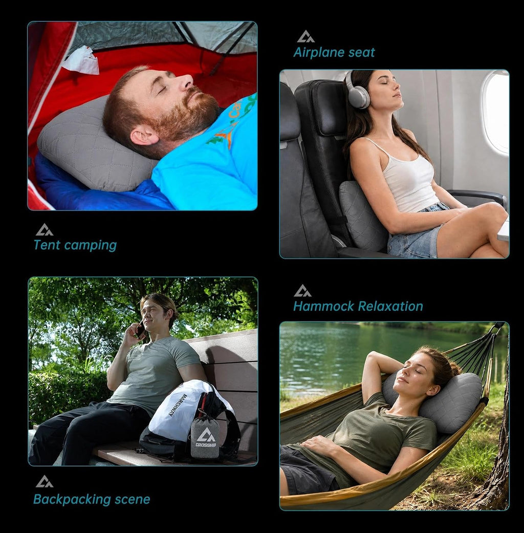 Inflatable Camping Pillow Ultralight for Camping, Travel, Hiking